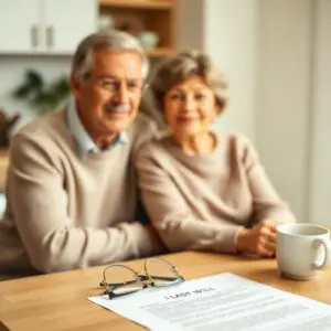 Gift par i 60 års åldern
